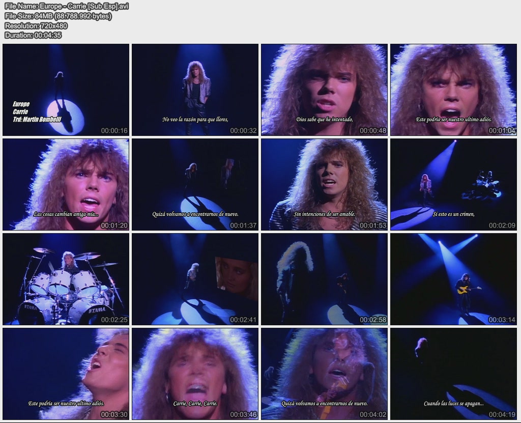 Mis Videos Subtitulados Europe Carrie